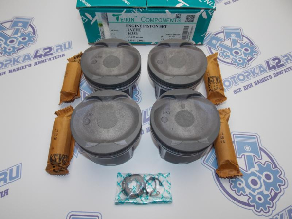 Поршни TEIKIN к-кт 4шт ремонт +0,50 TOYOTA 1AZ-FE