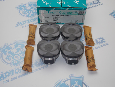 Поршни + кольца к-кт 4шт стандарт TOYOTA 1NR-FE