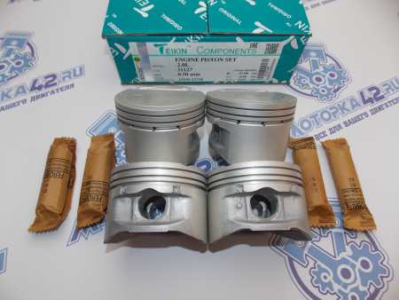 Поршни TEIKIN к-кт 4шт ремонт +0,50 HYUNDAI G4GC