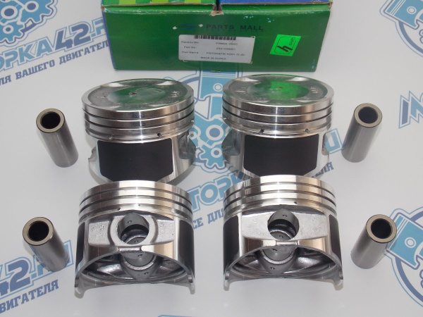 Поршни PMC к-кт 4шт ремонт +0,50 HYUNDAI G4JP