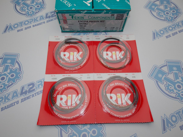 Поршни + кольца к-кт 4шт стандарт STD HONDA D15B1, D15B2