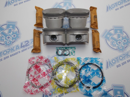 Поршни + кольца к-кт 4шт ремонт +0,50 TOYOTA 3ZZ-FE