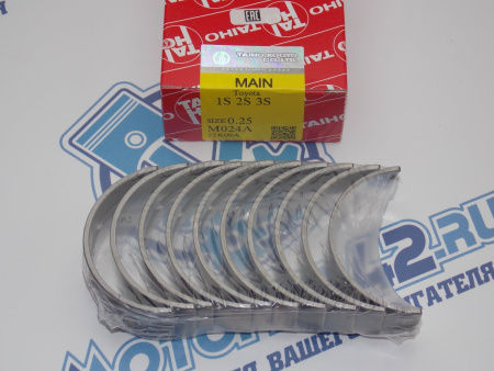 Вкладыши коренные TAIHO ремонт +0,25 TOYOTA 3S, 4S, 5S 