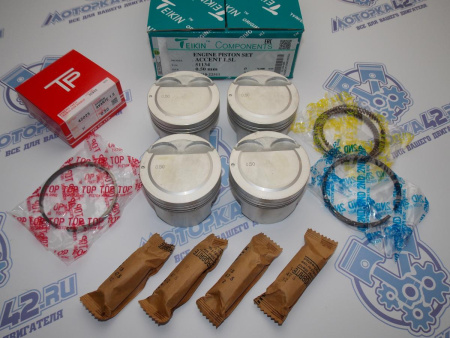 Ремонтные поршни и кольца +0,50 G4EC Accent 1.5