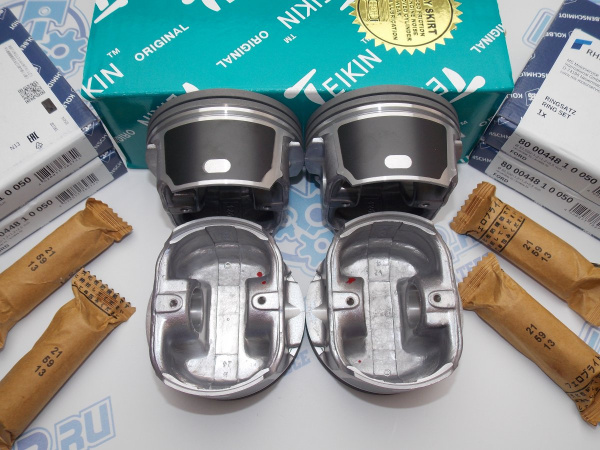 Поршни + кольца к-кт 4шт ремонт +0,50 FORD 1.8