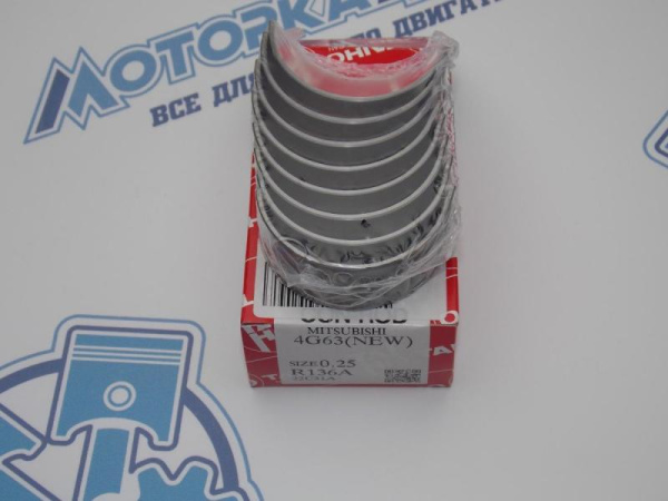 Вкладыши шатунные TAIHO ремонт +0,25 MITSUBISHI 4G63T, 4G64