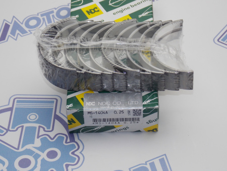 Вкладыши коренные NDC ремонт +0,25 TOYOTA 3S, 4S, 5S 