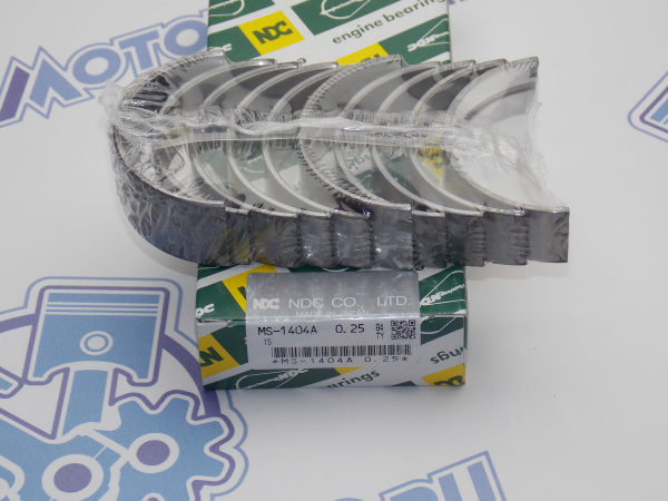 Вкладыши коренные NDC ремонт +0,25 TOYOTA 3S, 4S, 5S 