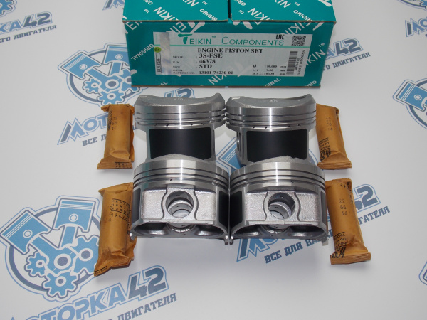 Поршни TEIKIN к-кт 4шт стандарт TOYOTA 3S-FSE