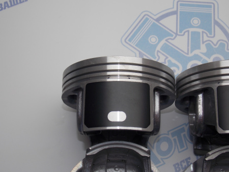 Поршни + кольца 4шт ремонт +0,50 HONDA K20A3