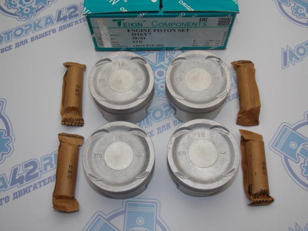 Поршни TEIKIN к-кт 4шт стандарт HONDA D16Y7