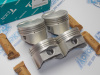 Поршни + кольца к-кт 4шт ремонт +0,50 MMC Colt Z25A 4G19