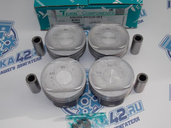 Поршни TEIKIN к-кт 4шт ремонт +0,50 HONDA R20A