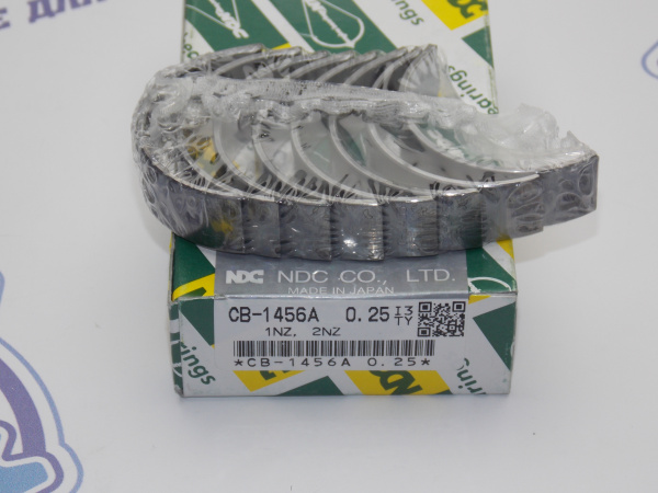 Вкладыши шатунные NDC ремонт +0,25 TOYOTA 1NZ-FE