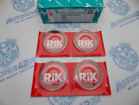 Поршни + кольца к-кт 4шт ремонт +0,50 HONDA R20A