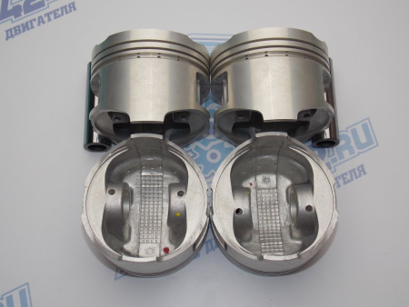 Поршни + кольца к-кт 4шт ремонт +0,50 TOYOTA 5E-FE