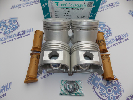 Поршни TEIKIN к-кт 4шт ремонт +1,00 TOYOTA 2L