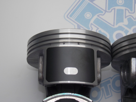 Поршни + кольца к-кт 4шт ремонт +0,50 HONDA K24A, K24A1