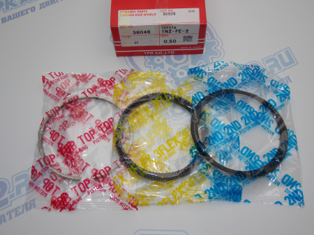 Поршни + кольца 4шт ремонт +0,50 TOYOTA 1NZ-FXE