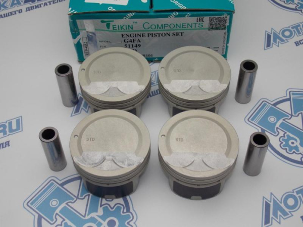 Поршни TEIKIN к-кт 4шт стандарт HYUNDAI G4FA 1.4