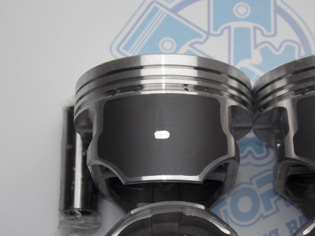 Поршни + кольца к-кт 4шт ремонт +0,50 FORD Focus 115л.с 1,6