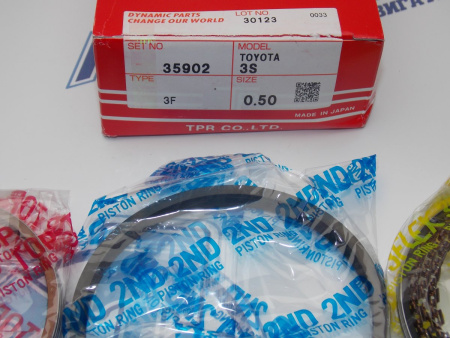 Кольца поршневые TPR ремонт +0,50 TOYOTA 3S-FE