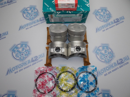 Поршни + кольца к-кт 4шт ремонт +0,50 HYUNDAI G4JP SANTA FE, SONATA '00