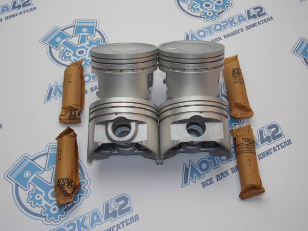 Поршни TEIKIN к-кт 4шт ремонт +1,00 MMC 4G63 NEW