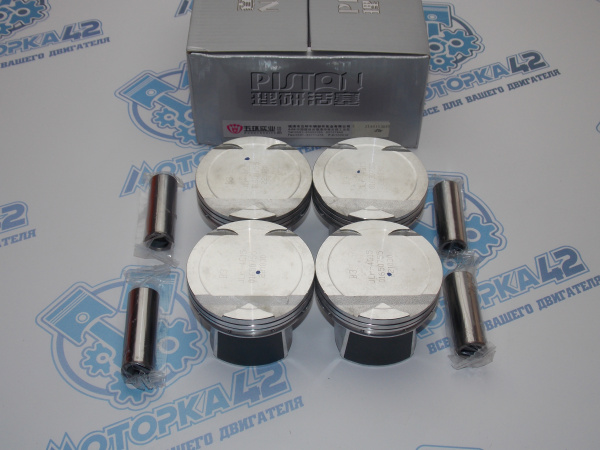 Поршни + кольца 4шт стандарт Geely Emgrand 1,5 Euro5