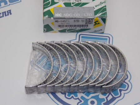 Вкладыши коренные NDC стандарт TOYOTA 1ZZ-3ZZ