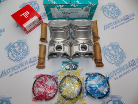 Поршни + кольца к-кт 4шт ремонт +0,50 TOYOTA 3S-FE