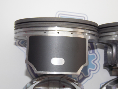 Поршни + кольца к-кт 6шт ремонт +0,50 MMC 6G75