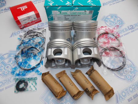 Поршни и кольца 4шт ремонт +0,50 TOYOTA 3C, 3C-T