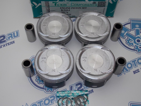 Поршни TEIKIN к-кт 4шт ремонт +0,50 HONDA K24A