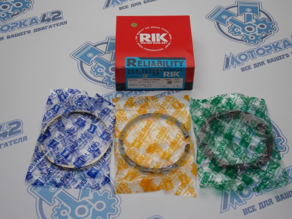Кольца поршневые RIK ремонт +0,50 MITSUBISHI 4G63 NEW