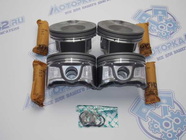 Поршни + кольца к-кт 4шт стандарт NISSAN QR25DE '08-