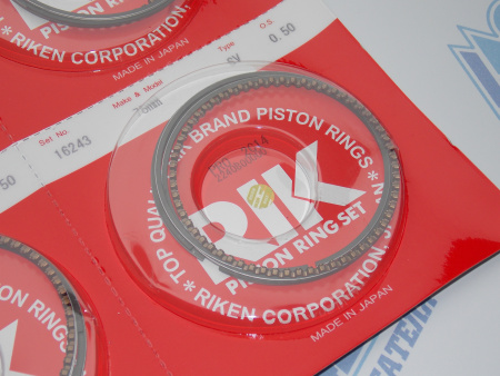 Поршни + кольца 4шт ремонт +0,50 HONDA D15B, D16Y8