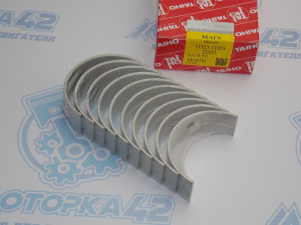 Вкладыши коренные TAIHO ремонт +0,50 NISSAN TD27-T