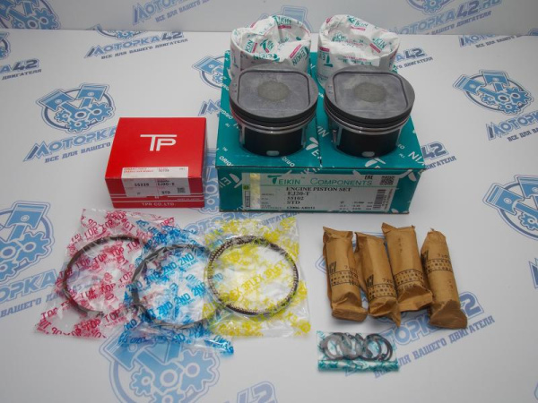 Поршни + кольца к-кт 4шт стандарт SUBARU EJ205, EJ207