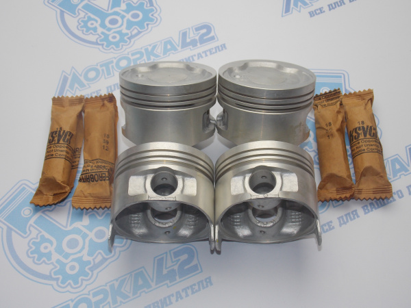 Поршни + кольца к-кт 4шт ремонт +0,50 TOYOTA 3E