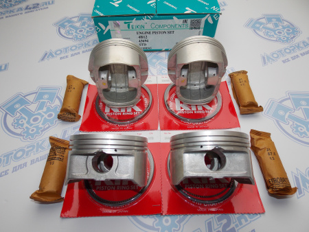 Поршни + кольца к-кт 4шт стандарт MMC 4B12