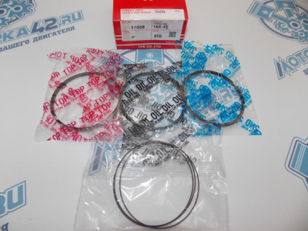 Кольца поршневые TPR стандарт TOYOTA 1KR-FE '04-