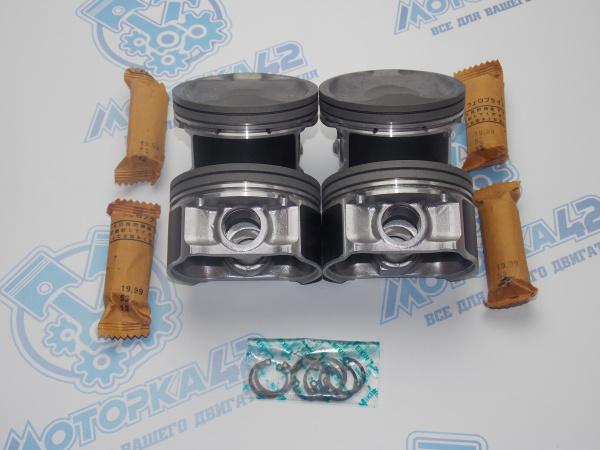 Поршни TEIKIN к-кт 4шт ремонт +1,00 NISSAN MR18DE, MR20DE 