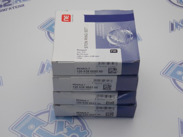 Кольца NE к-кт 4шт стандарт RENAULT F4R