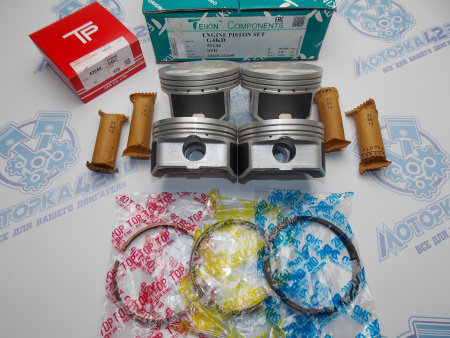 Поршни + кольца к-кт 4шт стандарт HYUNDAI G4KD