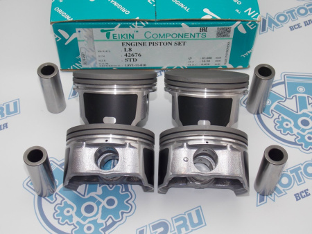Поршни TEIKIN к-кт 4шт STD MAZDA L8