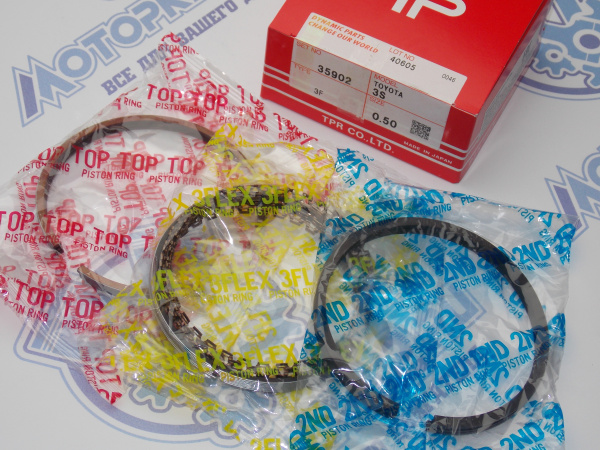 Поршни + кольца 4шт ремонт +0,50 TOYOTA 3S-FE '86-'89