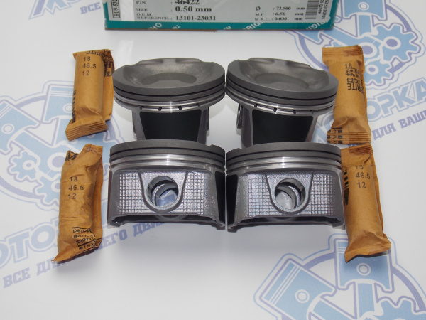 Поршни TEIKIN ремонт +0,50 TOYOTA 2SZ-FE II