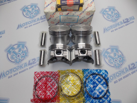 Поршни RW + кольца к-кт 4шт ремонт +0,50 NISSAN CA20
