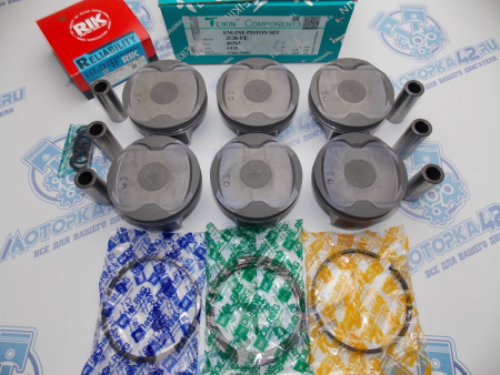 Поршни + кольца к-кт 6шт стандарт STD TOYOTA 2GR-FE